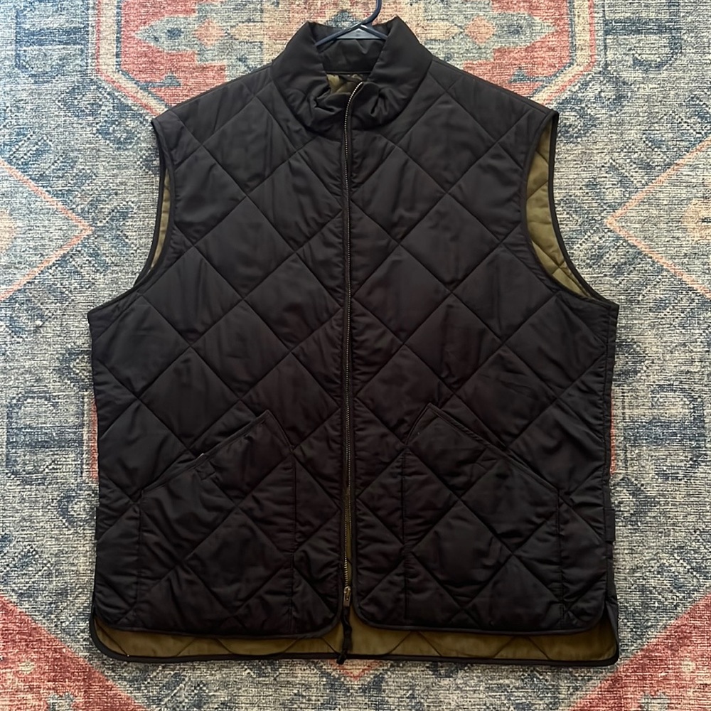 J-Crew Sussex quilted vest